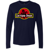 T-Shirts Midnight Navy / Small Cactuar Park Men's Premium Long Sleeve