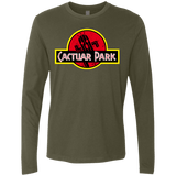 T-Shirts Military Green / Small Cactuar Park Men's Premium Long Sleeve