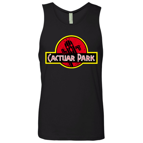 T-Shirts Black / Small Cactuar Park Men's Premium Tank Top