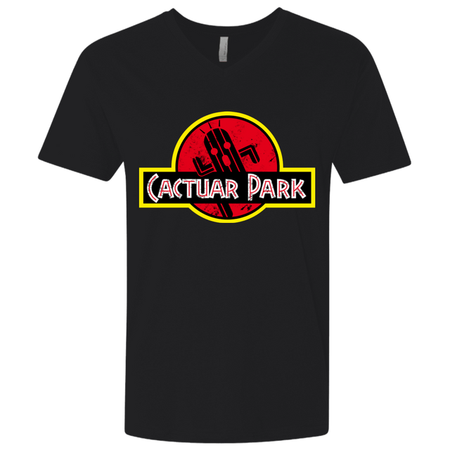 T-Shirts Black / X-Small Cactuar Park Men's Premium V-Neck