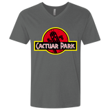 T-Shirts Heavy Metal / X-Small Cactuar Park Men's Premium V-Neck