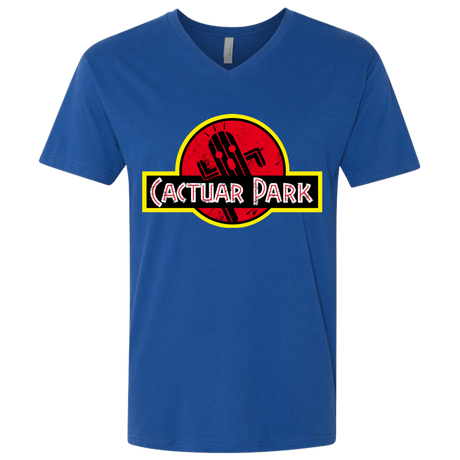 T-Shirts Royal / X-Small Cactuar Park Men's Premium V-Neck