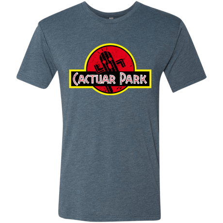 T-Shirts Indigo / Small Cactuar Park Men's Triblend T-Shirt