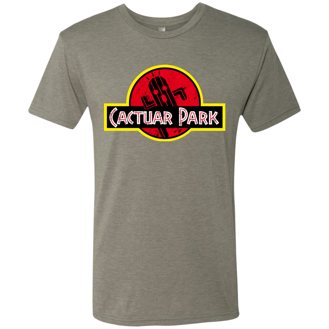 T-Shirts Venetian Grey / Small Cactuar Park Men's Triblend T-Shirt