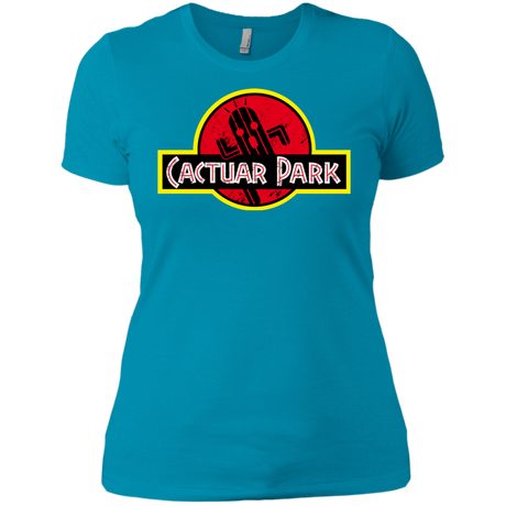 T-Shirts Turquoise / X-Small Cactuar Park Women's Premium T-Shirt