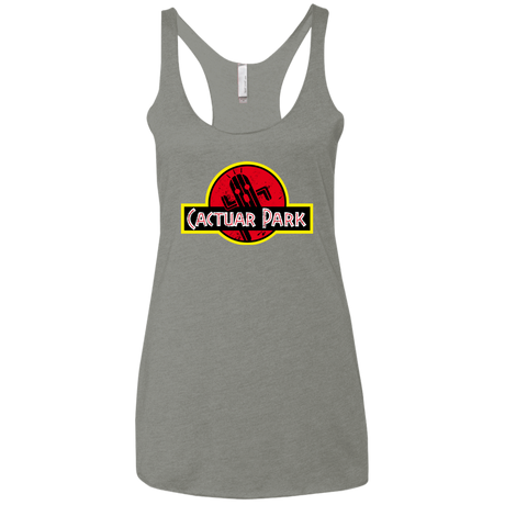 T-Shirts Venetian Grey / X-Small Cactuar Park Women's Triblend Racerback Tank