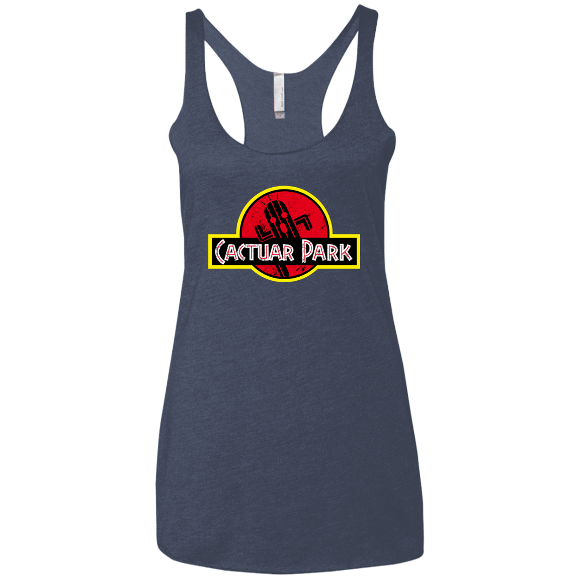 T-Shirts Vintage Navy / X-Small Cactuar Park Women's Triblend Racerback Tank