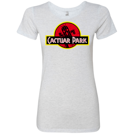 T-Shirts Heather White / Small Cactuar Park Women's Triblend T-Shirt