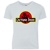 T-Shirts Heather White / YXS Cactuar Park Youth Triblend T-Shirt