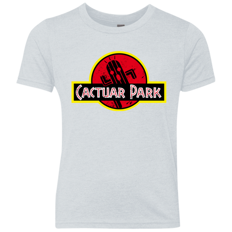 T-Shirts Heather White / YXS Cactuar Park Youth Triblend T-Shirt