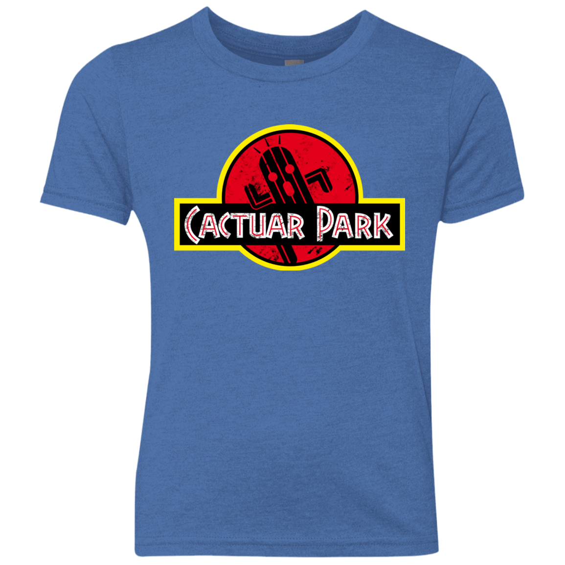 T-Shirts Vintage Royal / YXS Cactuar Park Youth Triblend T-Shirt