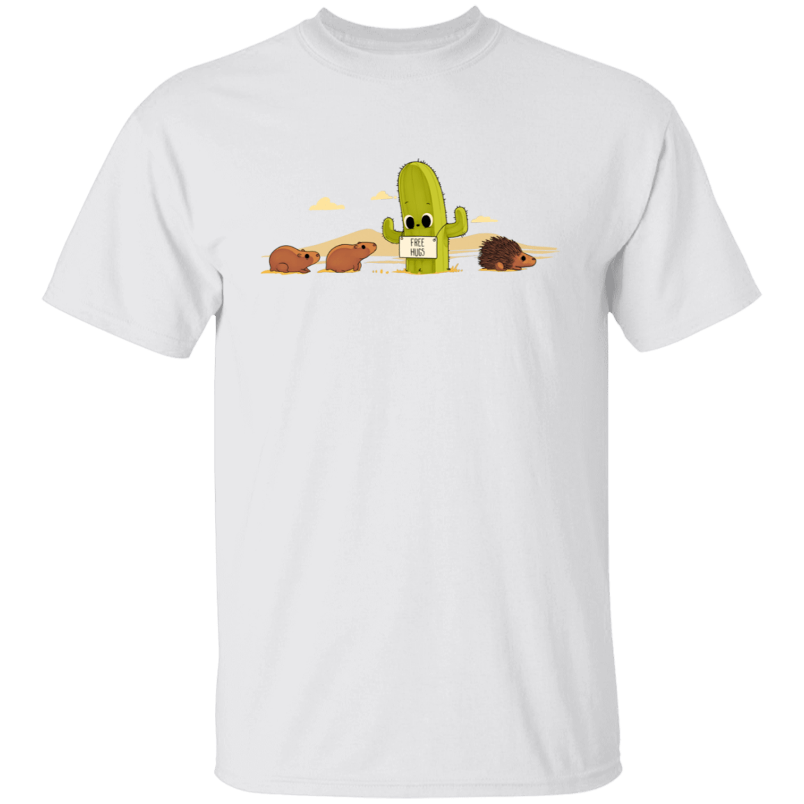 T-Shirts White / S Cactus Hug T-Shirt