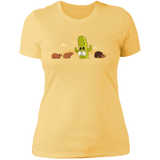 T-Shirts Banana Cream/ / S Cactus Hug Women's Premium T-Shirt