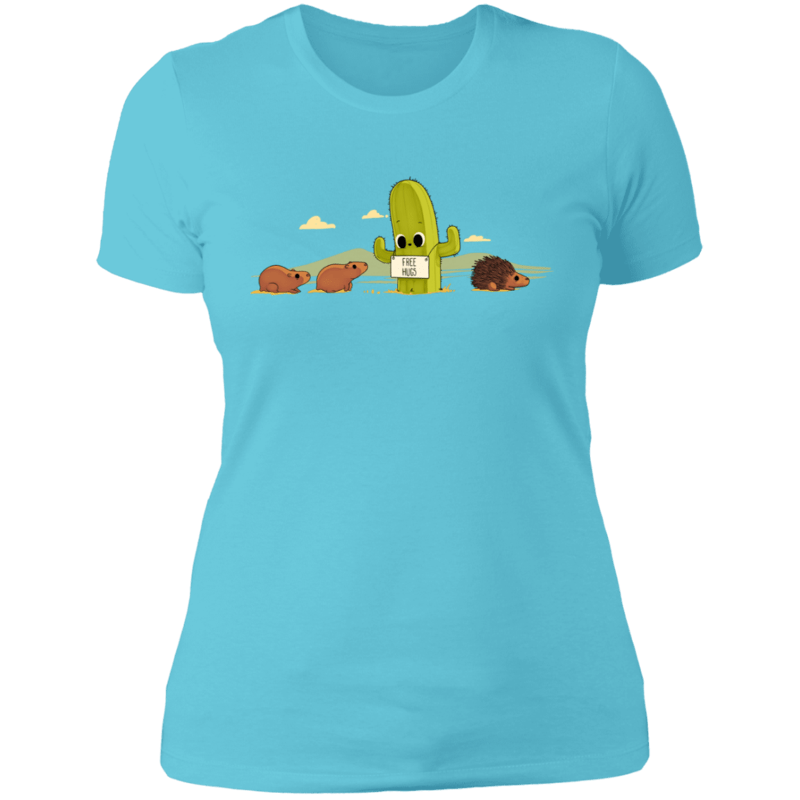 T-Shirts Cancun / S Cactus Hug Women's Premium T-Shirt
