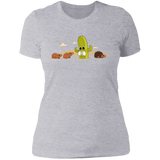 T-Shirts Heather Grey / S Cactus Hug Women's Premium T-Shirt
