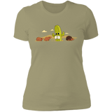 T-Shirts Light Olive / S Cactus Hug Women's Premium T-Shirt