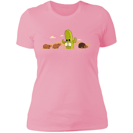T-Shirts Light Pink / S Cactus Hug Women's Premium T-Shirt
