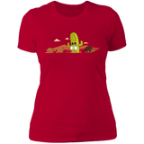 T-Shirts Red / S Cactus Hug Women's Premium T-Shirt