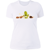 T-Shirts White / S Cactus Hug Women's Premium T-Shirt