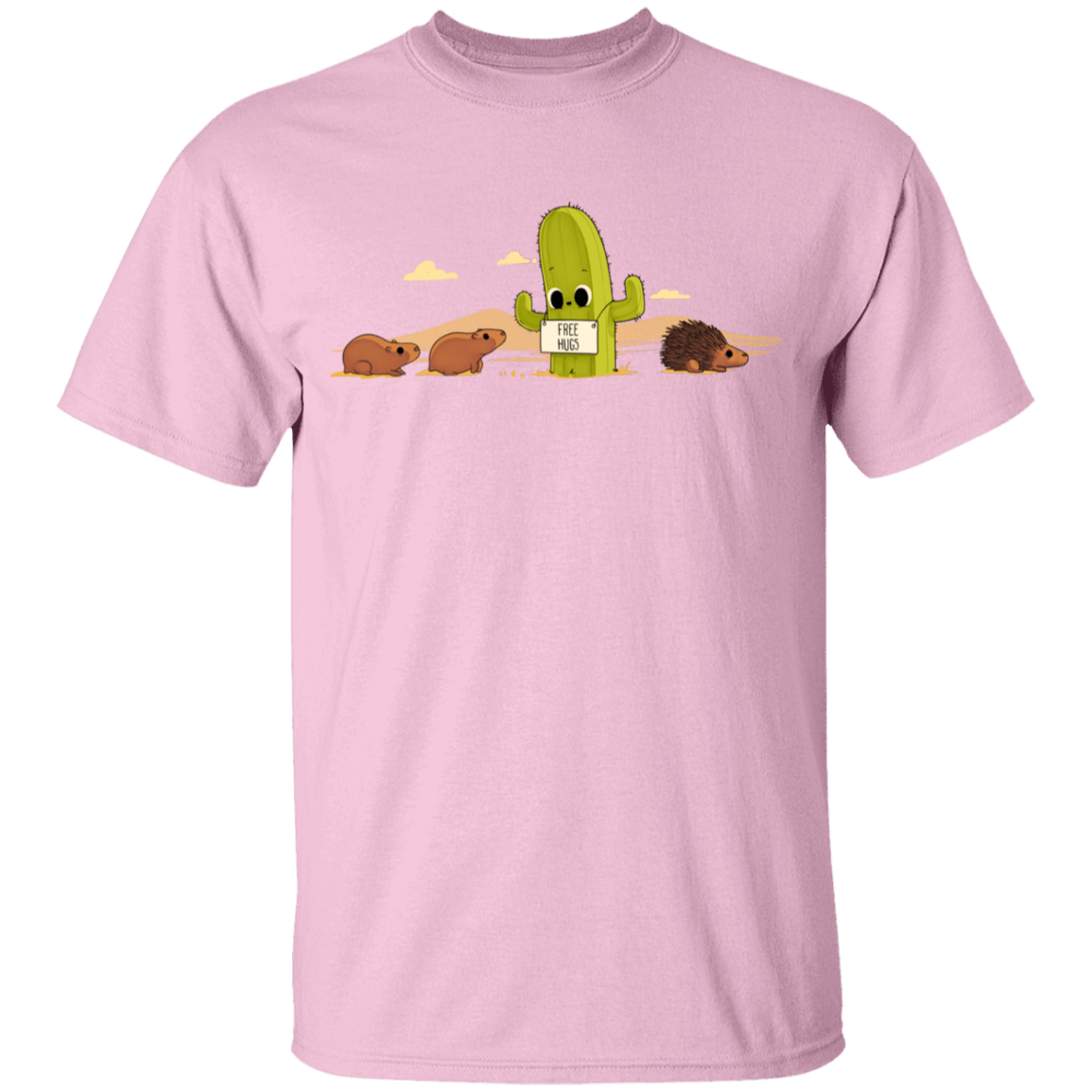 T-Shirts Light Pink / YXS Cactus Hug Youth T-Shirt