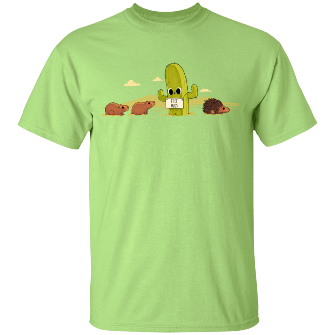T-Shirts Mint Green / YXS Cactus Hug Youth T-Shirt