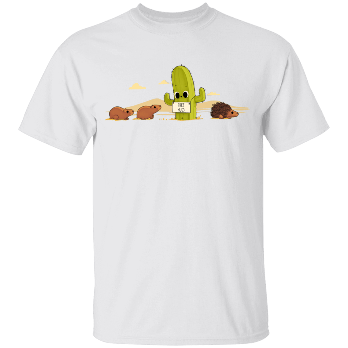 T-Shirts White / YXS Cactus Hug Youth T-Shirt