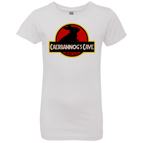 T-Shirts White / YXS Caerbannog Cave Girls Premium T-Shirt