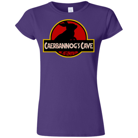 T-Shirts Purple / S Caerbannog Cave Junior Slimmer-Fit T-Shirt