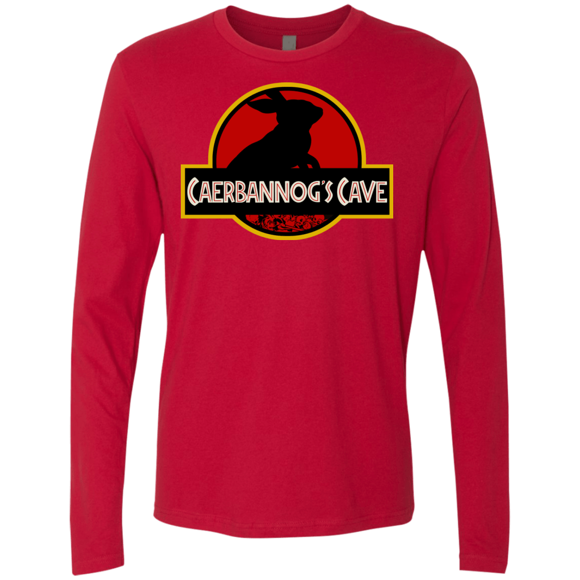 T-Shirts Red / S Caerbannog Cave Men's Premium Long Sleeve