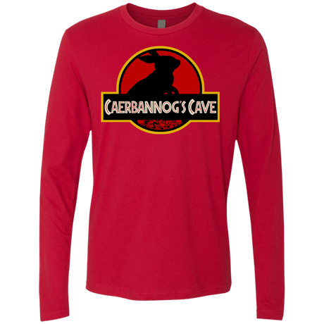 T-Shirts Red / S Caerbannog Cave Men's Premium Long Sleeve