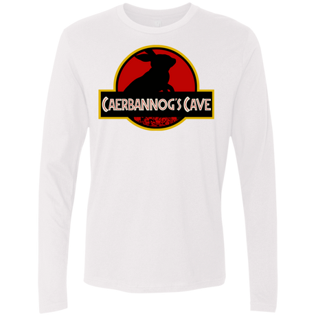 T-Shirts White / S Caerbannog Cave Men's Premium Long Sleeve