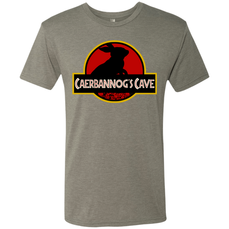T-Shirts Venetian Grey / S Caerbannog Cave Men's Triblend T-Shirt