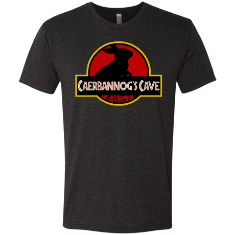 T-Shirts Vintage Black / S Caerbannog Cave Men's Triblend T-Shirt