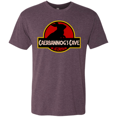 T-Shirts Vintage Purple / S Caerbannog Cave Men's Triblend T-Shirt