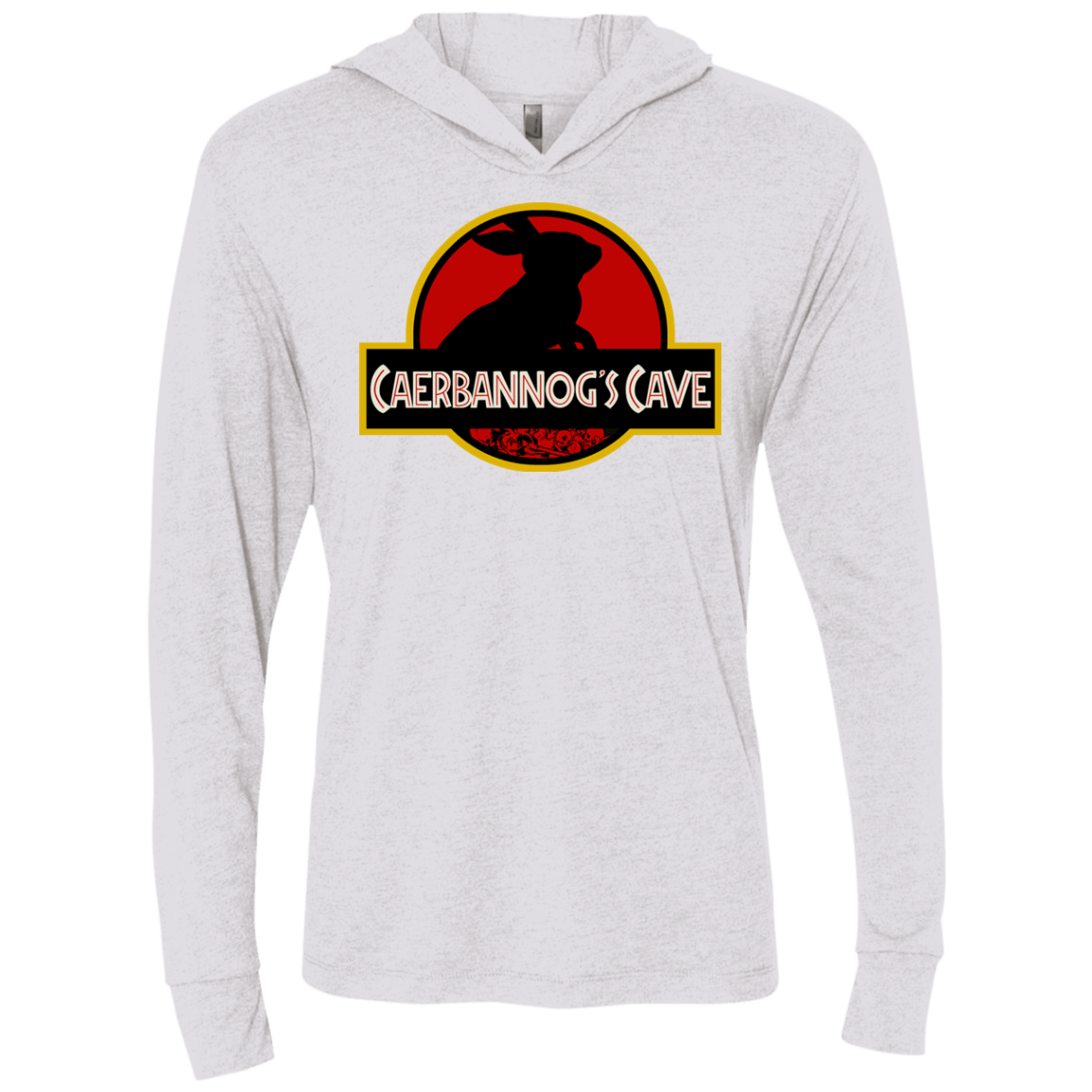 Caerbannog Cave Triblend Long Sleeve Hoodie Tee