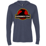 T-Shirts Vintage Navy / X-Small Caerbannog Cave Triblend Long Sleeve Hoodie Tee
