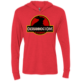 T-Shirts Vintage Red / X-Small Caerbannog Cave Triblend Long Sleeve Hoodie Tee