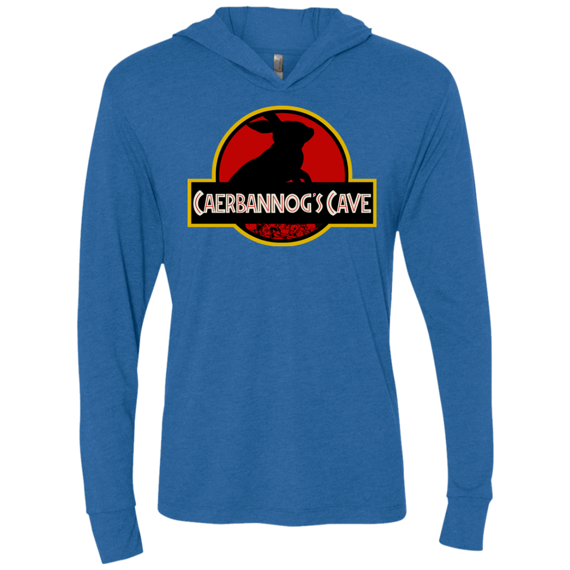 T-Shirts Vintage Royal / X-Small Caerbannog Cave Triblend Long Sleeve Hoodie Tee