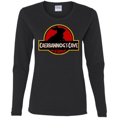 T-Shirts Black / S Caerbannog Cave Women's Long Sleeve T-Shirt