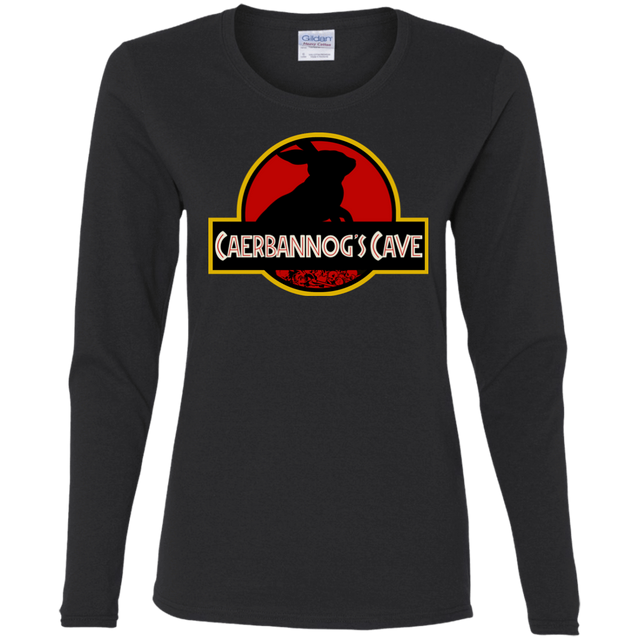 T-Shirts Black / S Caerbannog Cave Women's Long Sleeve T-Shirt