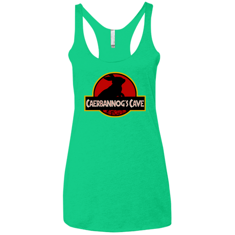 T-Shirts Envy / X-Small Caerbannog Cave Women's Triblend Racerback Tank