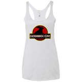T-Shirts Heather White / X-Small Caerbannog Cave Women's Triblend Racerback Tank