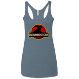 T-Shirts Indigo / X-Small Caerbannog Cave Women's Triblend Racerback Tank