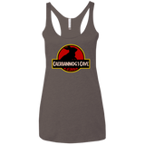 T-Shirts Macchiato / X-Small Caerbannog Cave Women's Triblend Racerback Tank