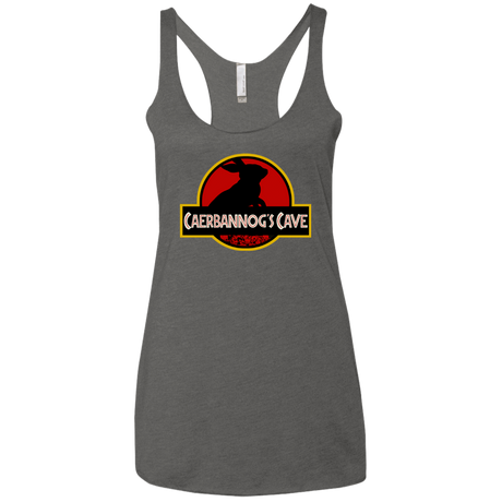 T-Shirts Premium Heather / X-Small Caerbannog Cave Women's Triblend Racerback Tank