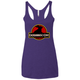 T-Shirts Purple Rush / X-Small Caerbannog Cave Women's Triblend Racerback Tank
