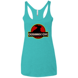 T-Shirts Tahiti Blue / X-Small Caerbannog Cave Women's Triblend Racerback Tank