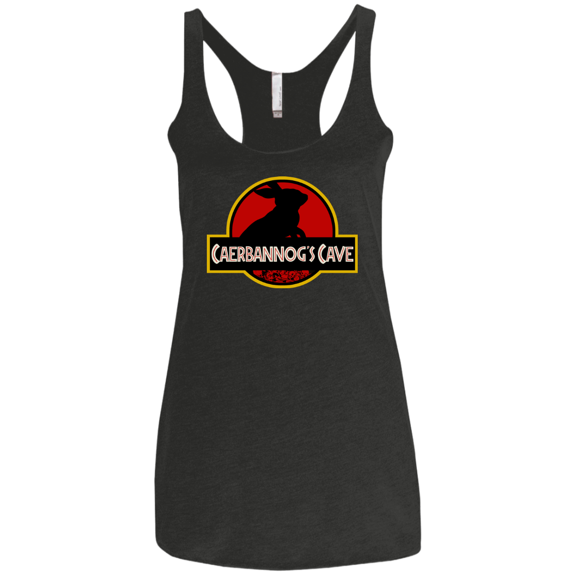 T-Shirts Vintage Black / X-Small Caerbannog Cave Women's Triblend Racerback Tank