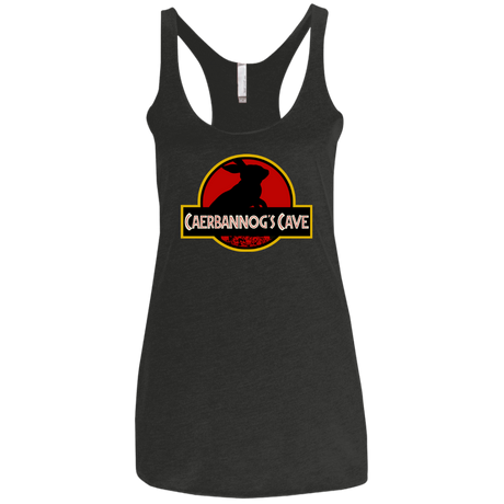 T-Shirts Vintage Black / X-Small Caerbannog Cave Women's Triblend Racerback Tank