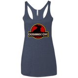 T-Shirts Vintage Navy / X-Small Caerbannog Cave Women's Triblend Racerback Tank